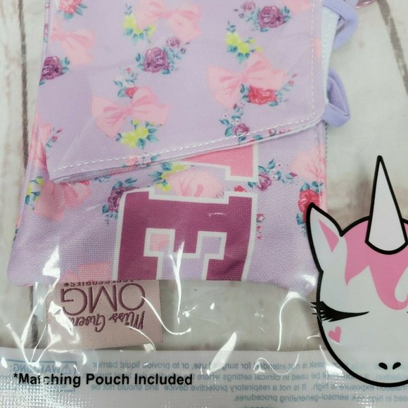 Miss Gwen's OMG Accessories Pink Floral Mask - Picture 11 of 12